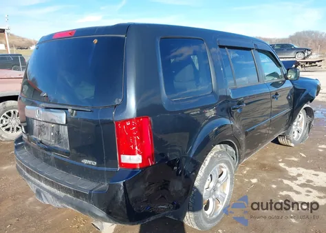2013 Honda Pilot Ex-L z USA, uszkodzony, nr VIN 5FNYF4H7XDB080375